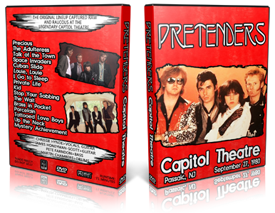 The Pretenders 1980-09-27 DVD Passaic Audience