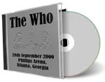 Artwork Cover of The Who 2000-09-28 CD Atlanta Soundboard