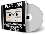 Front cover artwork of Pearl Jam 1995-06-22 CD Sacramento Audience