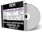 Front cover artwork of Rem 2003-09-13 CD Morrison Audience