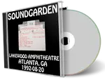 Front cover artwork of Soundgarden 1992-08-20 CD Atlanta Audience