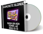 Front cover artwork of Concrete Blonde 2002-10-19 CD Tempe Audience