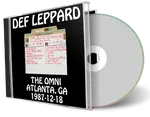 Front cover artwork of Def Leppard 1987-12-18 CD Atlanta Audience