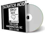 Front cover artwork of Scratch Acid 2011-11-04 CD Washington Audience