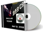 Artwork Cover of Bad Company 2018-05-11 CD Dallas Audience
