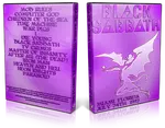 Artwork Cover of Black Sabbath 1992-07-24 DVD Sunrise Audience