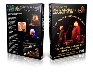 Artwork Cover of CSNY 2005-03-24 DVD Amsterdam Proshot