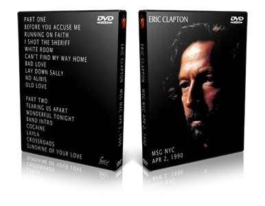 Artwork Cover of Eric Clapton 1990-02-04 DVD New York City Audience