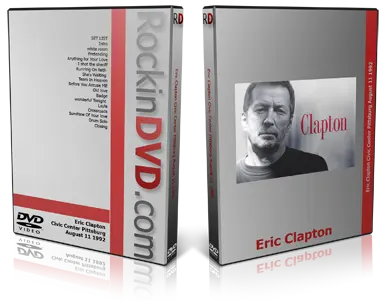 Artwork Cover of Eric Clapton 1992-08-11 DVD Pittsburg Audience