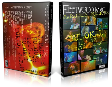 Artwork Cover of Fleetwood Mac 1977-12-05 DVD Tokyo Proshot