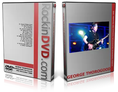 Artwork Cover of George Thorogood 1980-11-26 DVD Dortmund Proshot