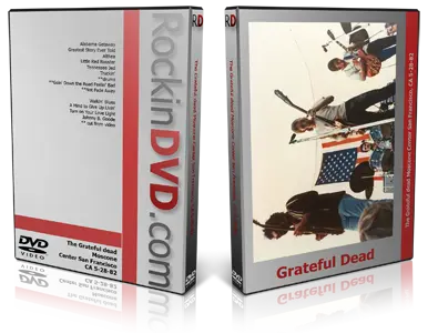 Artwork Cover of Grateful Dead 1982-05-28 DVD San Francisco Audience