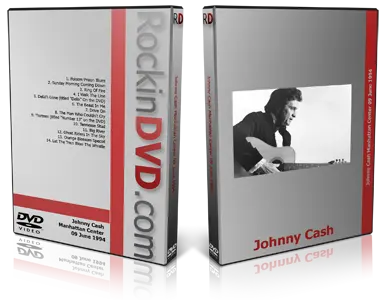 Artwork Cover of Johnny Cash 1994-06-09 DVD New York City Proshot