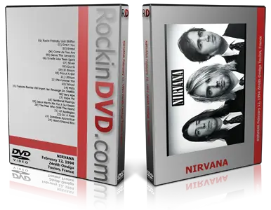 Artwork Cover of Nirvana 1994-02-12 DVD Toulon Audience