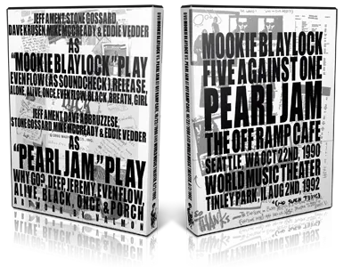 Artwork Cover of Pearl Jam 1990-10-22 DVD Seattle Audience