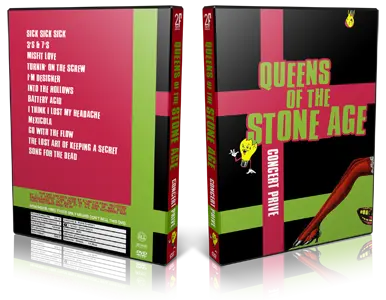 Artwork Cover of Queens Of The Stone Age 2007-05-08 DVD Paris Proshot