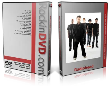 Artwork Cover of Radiohead 2008-10-05 DVD Saitama Proshot