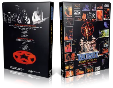 Artwork Cover of Rush 1976-12-10 DVD Passaic Proshot