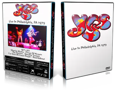 Artwork Cover of Yes 1979-06-21 DVD Philadelphia Proshot