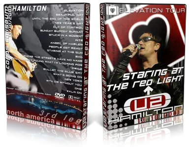 Artwork Cover of U2 2001-10-13 DVD Hamilton Audience