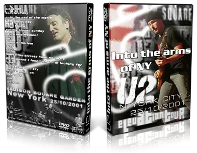 Artwork Cover of U2 2001-10-25 DVD New York Audience