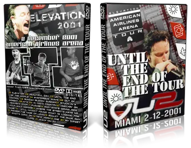 Artwork Cover of U2 2001-12-02 DVD Miami Audience