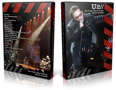 Artwork Cover of U2 2005-03-28 DVD San Diego Audience