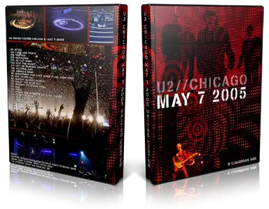 Artwork Cover of U2 2005-05-07 DVD Chicago Audience