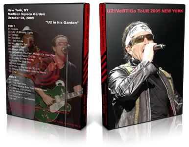 Artwork Cover of U2 2005-10-08 DVD New York Audience