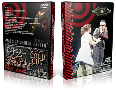 Artwork Cover of U2 2005-10-11 DVD New York Audience