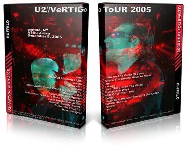 Artwork Cover of U2 2005-12-09 DVD Buffalo Audience