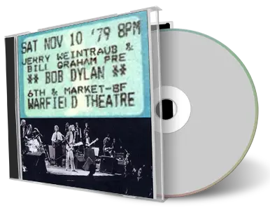 Artwork Cover of Bob Dylan 1979-11-10 CD San Francisco Audience