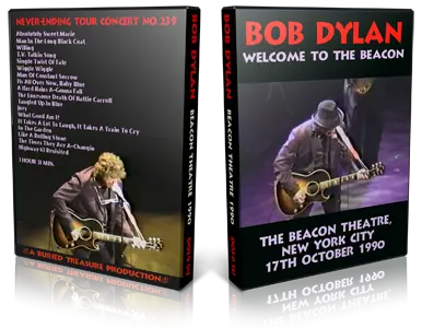 Artwork Cover of Bob Dylan 1990-10-17 DVD New York City Audience