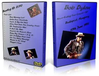 Artwork Cover of Bob Dylan 1991-06-12 DVD Budapest Audience