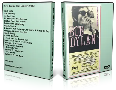 Artwork Cover of Bob Dylan 1991-06-19 DVD Stadthalle Audience