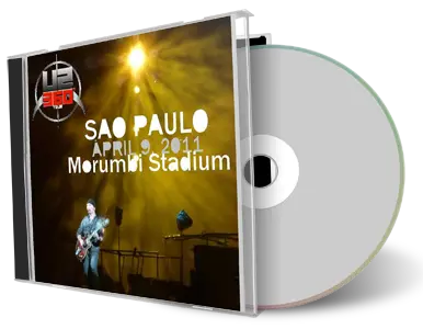 Artwork Cover of U2 2011-04-09 CD Sao Paulo Audience