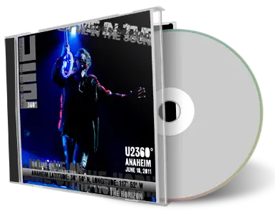 Artwork Cover of U2 2011-06-18 CD Anaheim Audience