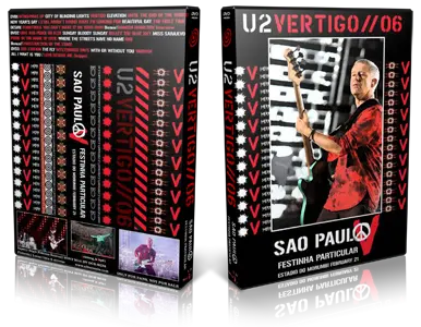 Artwork Cover of U2 2006-02-21 DVD Sao Paulo Audience