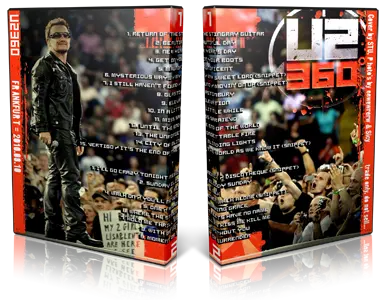 Artwork Cover of U2 2010-08-10 DVD Frankfurt Audience