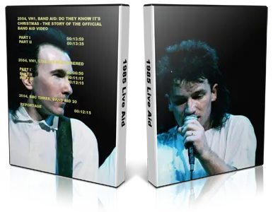 Artwork Cover of U2 Compilation DVD Live Aid 1985 Proshot