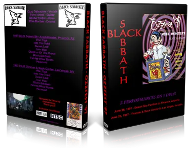 Artwork Cover of Black Sabbath 1997-06-26 DVD Phoenix Audience