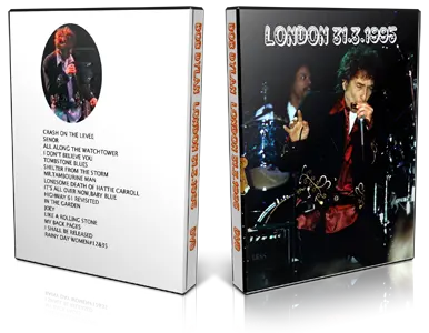 Artwork Cover of Bob Dylan 1995-03-31 DVD London Audience