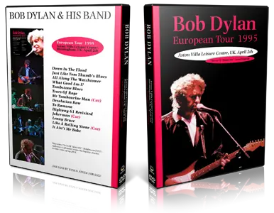 Artwork Cover of Bob Dylan 1995-04-02 DVD Birmingham Audience