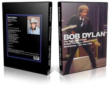 Artwork Cover of Bob Dylan 1998-05-13 DVD Vancouver Audience