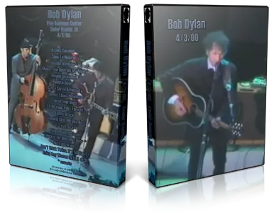Artwork Cover of Bob Dylan 2000-04-03 DVD Cedar Rapids Audience