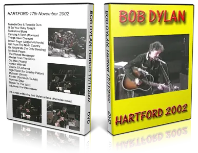 Artwork Cover of Bob Dylan 2002-11-17 DVD Hartford Audience