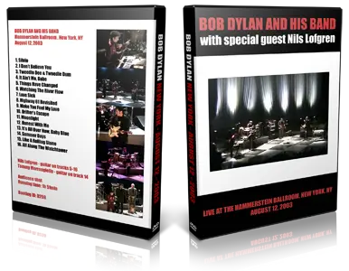 Artwork Cover of Bob Dylan 2003-08-12 DVD New York City Audience