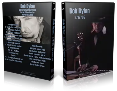 Artwork Cover of Bob Dylan 2005-03-12 DVD Portland Audience