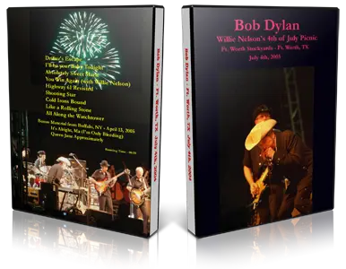 Artwork Cover of Bob Dylan 2005-07-04 DVD Fort Worth Audience