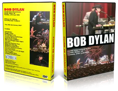 Artwork Cover of Bob Dylan 2006-06-27 DVD Cardiff Audience